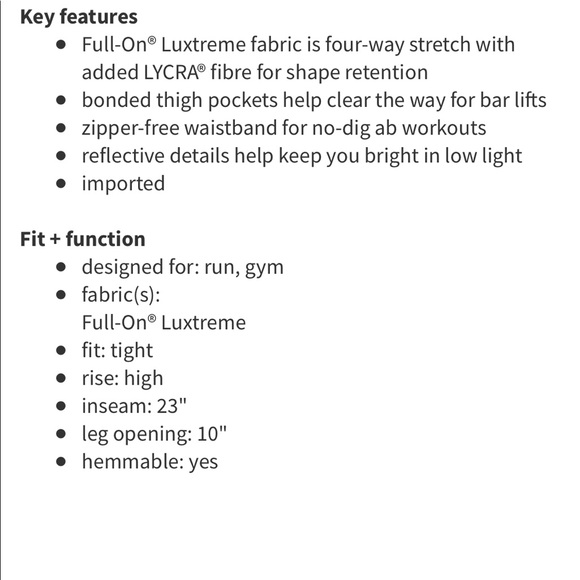 Lululemon All Sport Crop - Picture 10 of 10